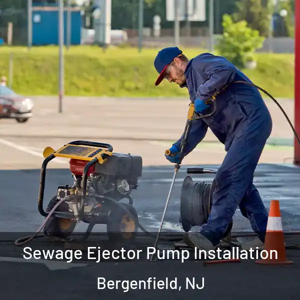  Sewage Ejector Pump Installation Bergenfield, NJ